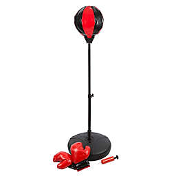 Hey! Play! Kids Inflatable Punching Bag and Gloves