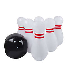 Hey! Play! Kids Giant Inflatable Bowling Game Set