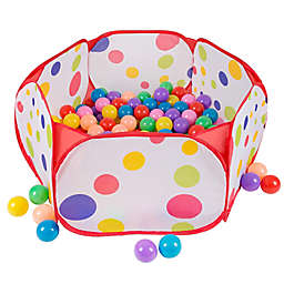 Hey! Play! Kids Pop-Up Six-Sided Ball Pit Tent