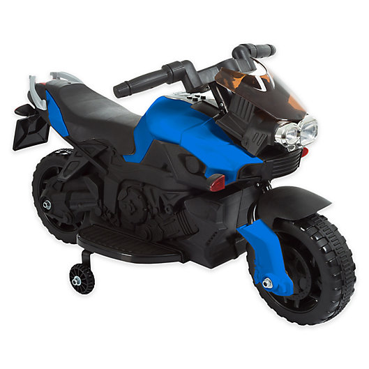 Alternate image 1 for Lil' Rider Battery-Operated Ride-On 2-Wheel Motorcycle with Training Wheels