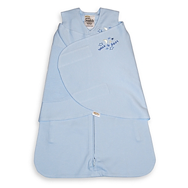 HALO&reg; SleepSack&reg; Small Cotton Swaddle in Blue. View a larger version of this product image.