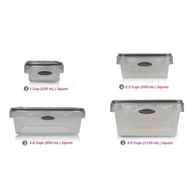 Stor-all Solutions 26-Piece Press & Click Food Storage Set. View a larger version of this product image.