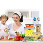 Alternate image 7 for Stor-all Solutions 26-Piece Press & Click Food Storage Set