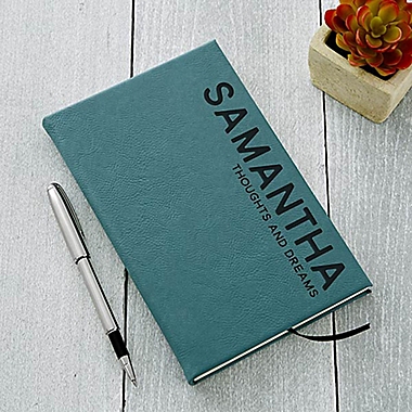 Bold Style Writing Journal in Teal. View a larger version of this product image.