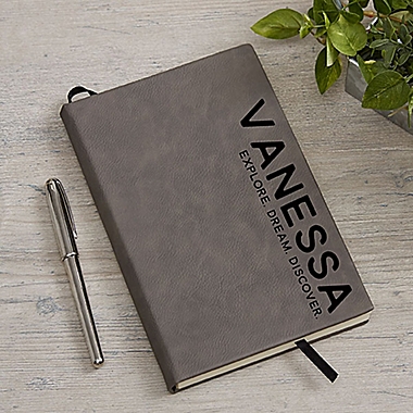Bold Style Writing Journal in Charcoal. View a larger version of this product image.