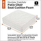 Alternate image 1 for Accessories&reg; Montlake&trade; FadeSafe 23-Inch Lounge Seat Cushion Foam