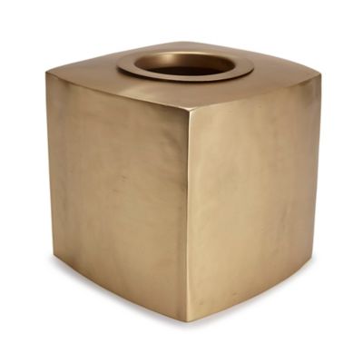 brass tissue box cover