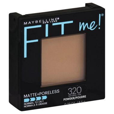 Maybelline&reg; Fit Me!&reg; .29 oz. Normal to Oily Pressed Powder in Natural Tan. View a larger version of this product image.