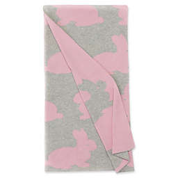 Amity Home Ah Bunny Throw Blanket in Pink/Grey