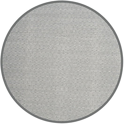 Alternate image 1 for Safavieh Montauk 6' x 6' Rowan Round Rug in Grey