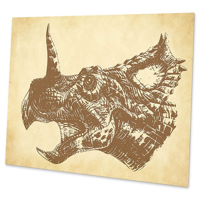 metal triceratops