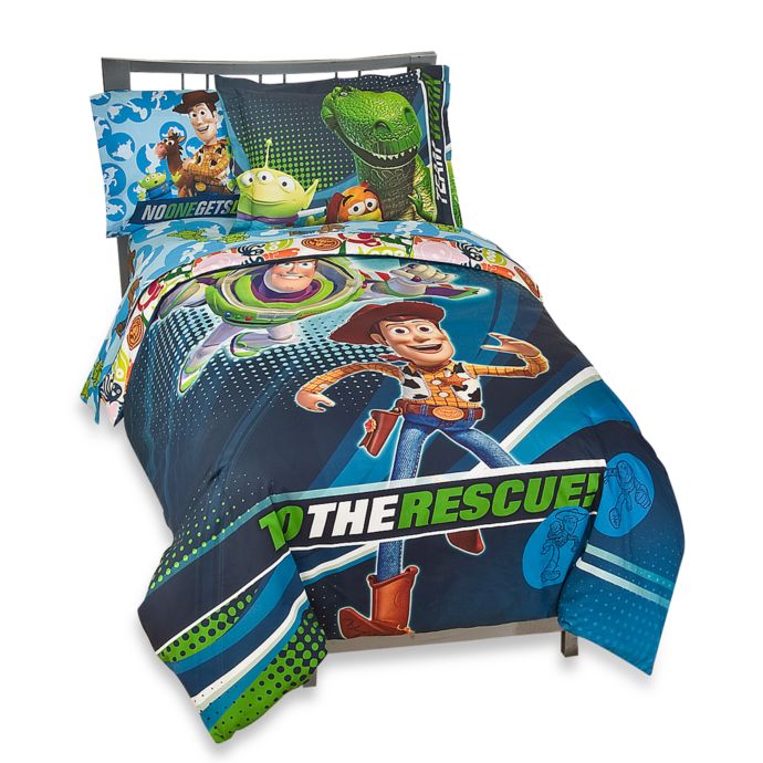 Toy Story To The Rescue Complete Bedding Ensemble Twin Bed