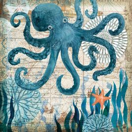 Portfolio Arts Group Monterey Bay Octopus Canvas Wall Art Bed Bath Beyond