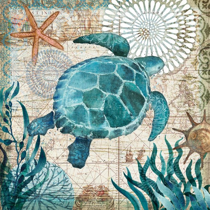 Portfolio Arts Group Monterey Bay Sea Turtle 20-Inch ...