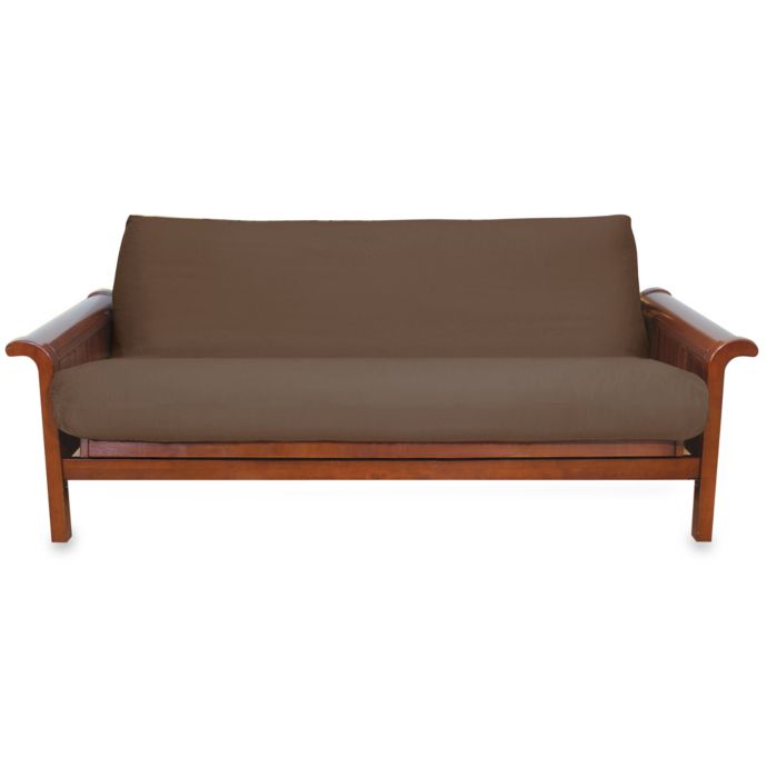 Brushed Cotton Twill Futon Cover in Chocolate Bed Bath and Beyond Canada