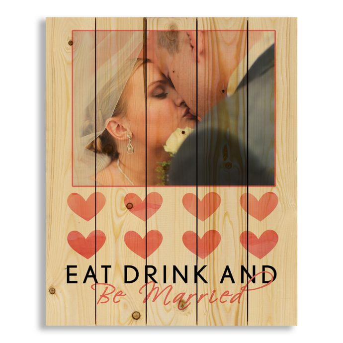 Designs Direct Eat Drink And Be Married 18 Inch X 22 Inch