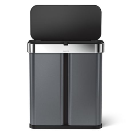 Simplehuman 58 Liter Dual Compartment Voice Motion Sensor Trash Can Bed Bath Beyond