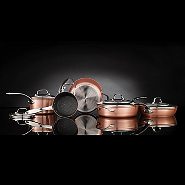 Starfrit the Rock&trade; Nonstick 10-Piece Cookware Set in Copper. View a larger version of this product image.