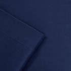 Alternate image 2 for Peak Performance Knitted Microfleece Queen Sheet Set in Navy