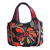 Avi Leather &amp; Denim Mini Handbag in Rainbow