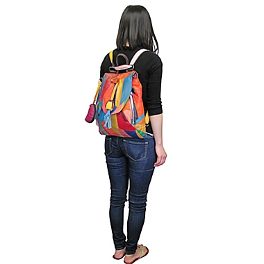 Amerileather Rainbow Betsy Backpack. View a larger version of this product image.