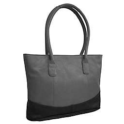 Amerileather Casual Leather Tote Bag in Black