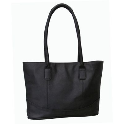 Amerileather Casual Leather Tote Bag in Black