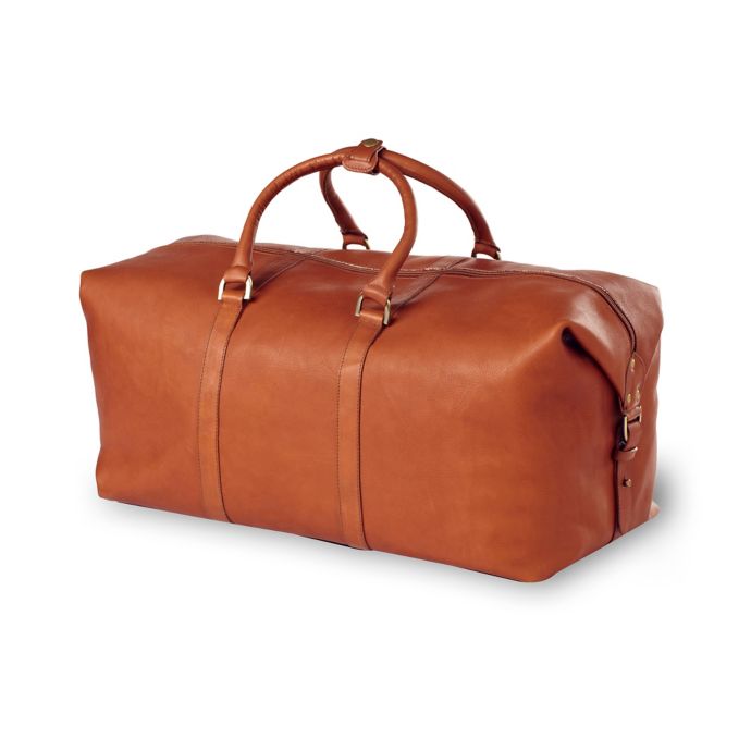 Clava® Vachetta Leather Cabin Duffle Bag | Bed Bath & Beyond