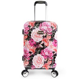 Bebe Marie Rolling Hardside Spinner Luggage Collection In Floral Bed Bath Beyond