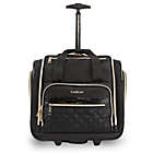 Alternate image 0 for BEBE Leena 15.5-Inch Softside Rolling Under the Seat Carry On Tote in Black