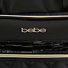 Alternate image 5 for BEBE Leena 15.5-Inch Softside Rolling Under the Seat Carry On Tote in Black