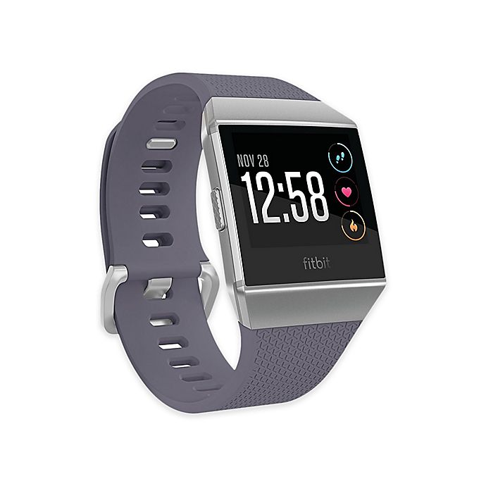 Fitbit&reg; Ionic&trade; Smart Watch in Blue/Grey/White. View a larger version of this product image.
