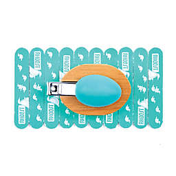 Rhoost™ Baby Nail Clipper and 10-Pack Emery Board Set in Teal