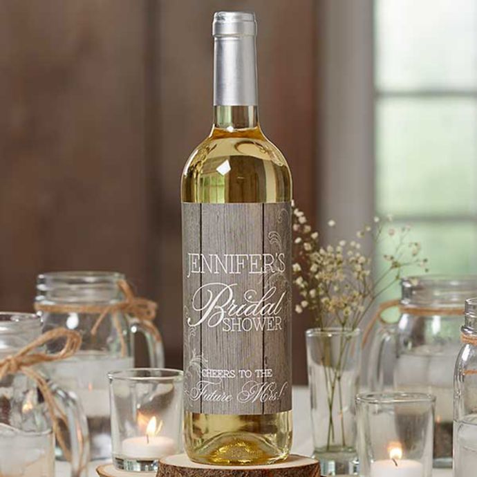 Rustic Bridal Shower Wine Bottle Labels Bed Bath Beyond