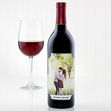 Our Wedding Wine Bottle Label. View a larger version of this product image.