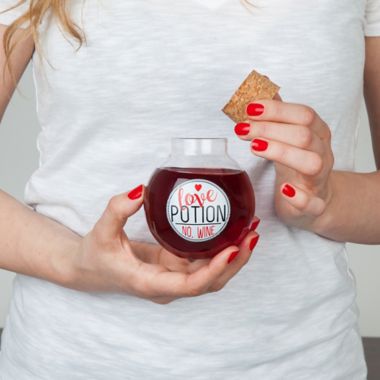 BigMouth Inc. Love Potion No. Wine Stemless Wine Glass. View a larger version of this product image.