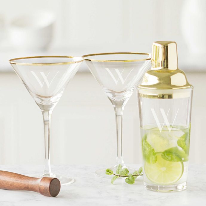 Cathy's Concepts Gold Cocktail Shaker Set Bed Bath & Beyond