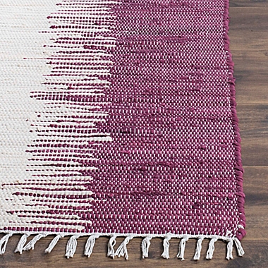 Safavieh Montauk 3&#39; x 5&#39; Ryder Rug in Purple. View a larger version of this product image.