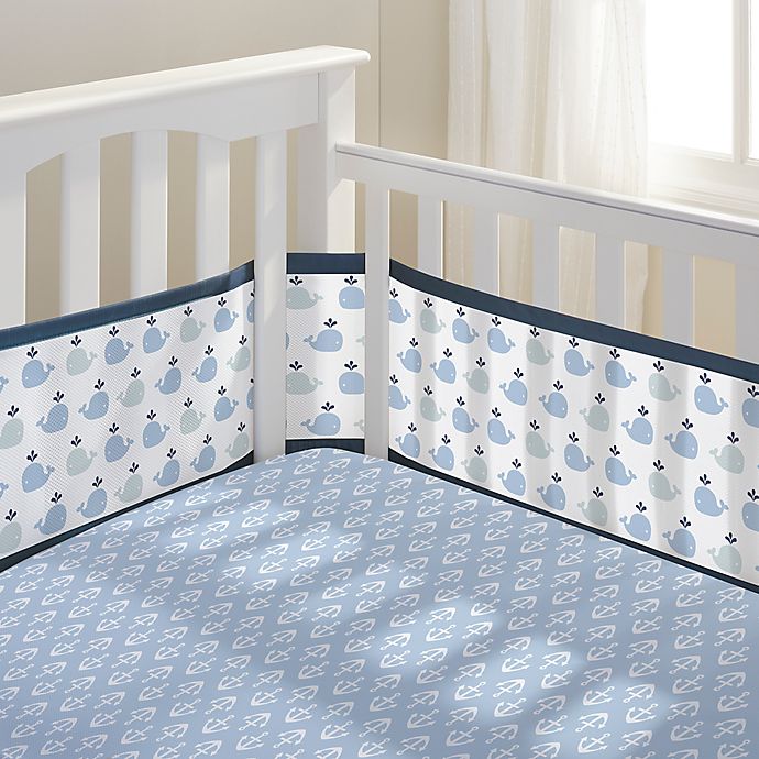 BreathableBaby® Little Whale Classic Crib Bedding ...