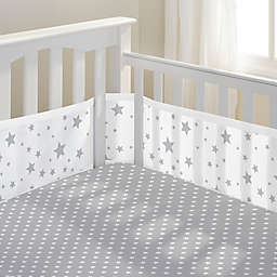 BreathableBaby® Star Light 3-Piece Classic Crib Bedding Set in Grey