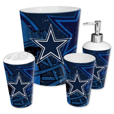 Nfl Dallas Cowboys 4 Piece Bath Set By, Nfl Dallas Cowboys Bathroom Set