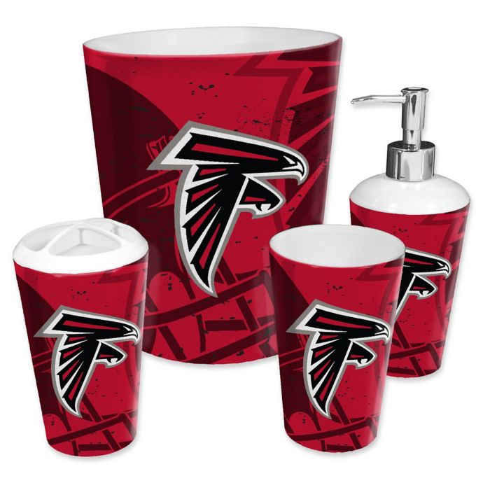 Nfl Atlanta Falcons 4 Piece Bath Set By The Northwest Bed Bath Beyond