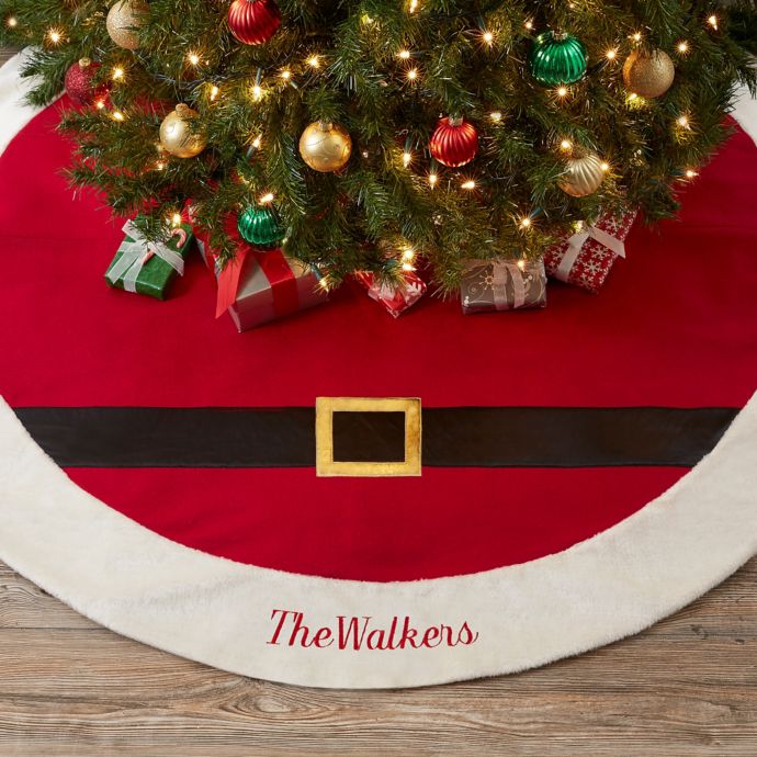 Santa Belt Christmas Tree Skirt Bed Bath & Beyond