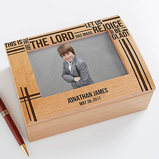 Alternate image 1 for Faith in Prayer Photo Keepsake Box