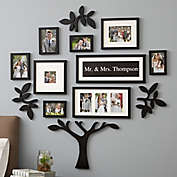 WallVerbs&trade; 13-Piece &quot;Mr. &amp; Mrs.&quot; Personalized Tree Set in Black