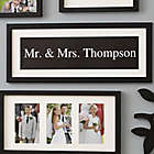 Alternate image 1 for WallVerbs&trade; 13-Piece &quot;Mr. &amp; Mrs.&quot; Personalized Tree Set in Black