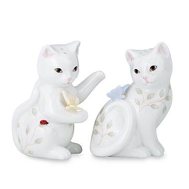 Lenox&reg; Butterfly Meadow&reg; Kitten Salt and Pepper Shakers. View a larger version of this product image.