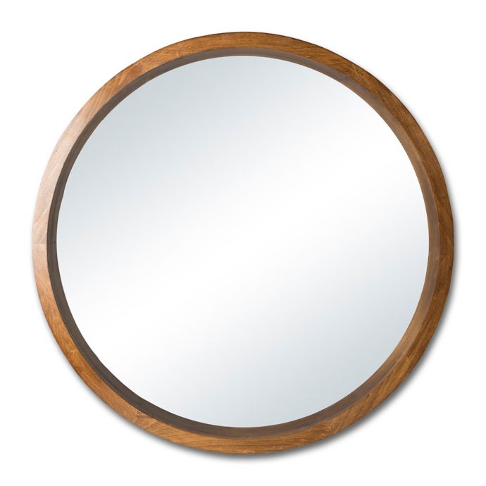 Circulus 29.5-Inch Round Round Wall Mirror | Bed Bath and ...