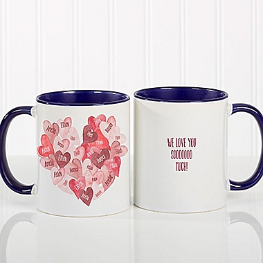 Our Hearts Combined Coffee Mug. View a larger version of this product image.