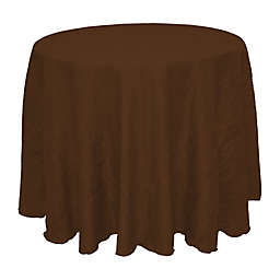 Ultimate Textile Delano 132-Inch Round Tablecloth in Copper